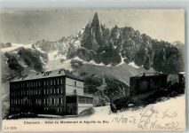 74400 Chamonix-Mont-Blanc 1903 Foto AK Hotel du Montanvert