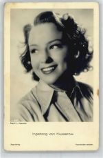 Von Kusserow, Ingeborg Filmschauspieler
