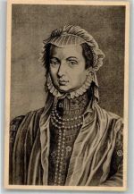 sign. Lommelin Adriaan Marguerite de Parme Adel Niederlande Künstlerkarte