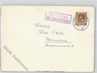 57072 W5900 Bürbach - Siegen Posthilfsstempel 1953