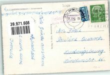 75399 W7267 Unterreichenbach , Kr Calw 1955 Foto AK Notopfermarke Berlin Landpost