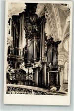 W7987 Weingarten , Württ Abteikirche Martinus Velag Foto Nr. 20 Kirchenorgel Foto AK