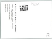Modell Nr. 1. Gondel Modell Nr. 3 Frisiersessel Informationskarte Holzverarbeitung KEINE AK