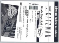 Katzman, Bo , signiert Rock / Pop