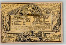 Kriegskosten und Rüstungsausgabenvergleich zwischen Deutschland Frankreich und England Propaganda WK I 1917 Gebrauchsspuren