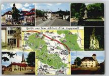 38373 W3334 Süpplingen , Kr Helmstedt - Markt, Autobahn-Kontrollpunkt, Wallgarten, Museum, Tetzelstein, Rathaus