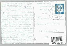 79215 W7807 Oberprechtal - Totalansicht mit Kirche