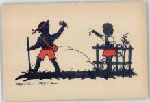 Kinder Poesie Scherenschnitt Künstlerkarte