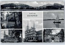 37434 W3429 Germershausen - Rhumquelle, Wallfahrtskirche, Rathaus, Seeburger See, Schloss