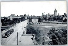 Posen Poznan - Theaterbrücke, Strassenbahn