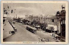 Buenos Aires - Calle Rivadavia, Strassenbahn