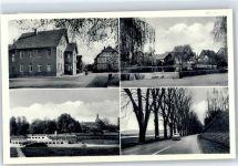 31860 W3254 Grohnde - Kirche, Ortsansicht, Gasthaus Weisses Ross
