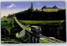 09573 O9382 Augustusburg Gebrauchsspuren Drahtseilbahn, Schloß