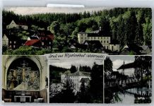 57577 W5249 Hamm (Sieg) - Kirche, Ortsansicht, Pension Haus Elisabeth