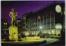 W4800 Bielefeld Leineweberbrunnen Hospitz Krankenhaus Foto AK