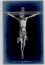 89143 W7902 Blaubeuren - Klosterkirche, Jesus-Kreuz