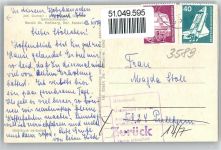 34593 W3589 Nausis b Homberg, Bez Kassel - Gesamtansicht, Kirche