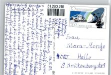 09212 O9102 Limbach-Oberfrohna - Rathaus, Kirche, Schule, Stadtpark