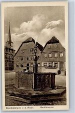 97653 W8743 Bischofsheim - Marktbrunnen
