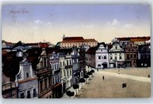 Havlickuv Brod Deutsch-Brod Lithographie Marktplatz