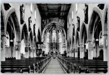 77876 W7594 Kappelrodeck - Kappelrodeck, Kirche, Innenaufnahme, Schwarzwald, Ruf 468, Foto-Karte, Foto Striewe, Inh. G. Pasing