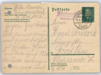 O1231 Günthersdorf b Beeskow über Lieberose gelocht Landpost
