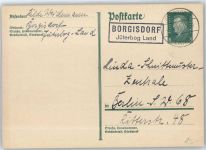 14913 O1700 Jüterbog - Landpoststempel borgisdorf