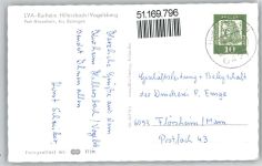 63683 W6474 Hillersbach , Kr Büdingen, Hess - LVA-Kurheim