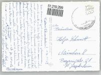 84489 W8263 Burghausen , Salzach - Teilansicht, Fluß