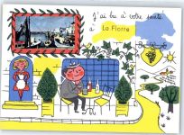 17630 La Flotte - Leporello, Hafen, Im Weinrestaurant