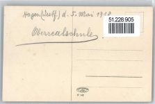 58089 W5800 Hagen , Westf - Königliche höhere Maschinenbauschule