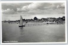 23746 W2436 Kellenhusen (Ostsee) - Strand, Segelboot, Anleger