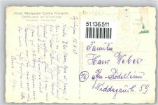83727 W8162 Fischhausen b Schliersee - Hotel Finsterlin , Marke entfernt