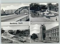 06406 O4350 Bernburg - Lindenplatz , Neubaugebiet