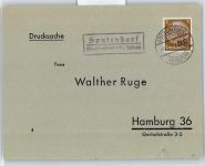 14979 O1722 Großbeeren - Landpoststempel Sputendorf