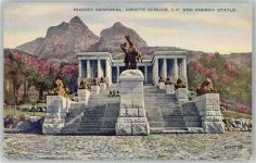 Kapstadt Cape Town - Rhodes Memorial Groote Schuur and Energy Statue