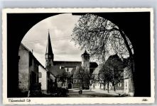 97702 W8732 Münnerstadt - Kirche, Platz