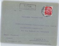 15230 O1200 Frankfurt , Oder - Landpoststempel Lossow