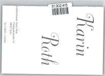 Originalunterschrift Roth, Karin Schlagersänger