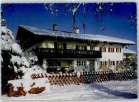 86983 W8923 Lechbruck Winter Erholungsheim Haus Oberleibenberg