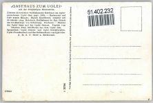 23701 W2420 Eutin Lithographie Gasthaus zum Uglei Auto Rieseneiche
