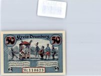 Dramburg Drawsko Pomorskie KEINE AK Scheck der Kreiskommunalkasse Schleifmühle