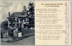 85700 La Pommeraie-sur-Sevre - 1915 zerschossenes Schloss