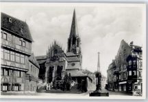 63739 W8750 Aschaffenburg - Stiftsplatz Kirche