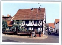 63450 W6450 Mittelbuchen - Denkmal der Viehtränke Rathausstraße Auto