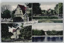 56379 W5409 Holzappel , Rhein-Lahn-Kr Lithographie Kur Hotel Schneider Strandbad Herthasee