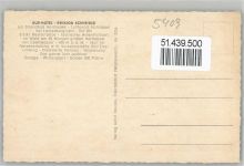 56379 W5409 Holzappel , Rhein-Lahn-Kr Lithographie Kur Hotel Schneider Strandbad Herthasee