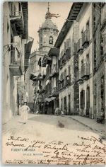 Fuenterrabia Hondarribia 1905 - Calle Mayor