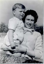 Königin Elizabeth II. Prinz Andrew Adel England Foto AK
