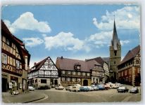 97475 W8729 Zeil a. Main - Marktplatz Kirche